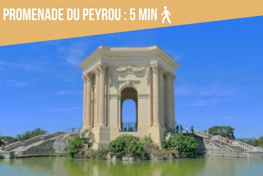 L'Ecucentre Avec Parking Inclu - 600M De La Place De La Comedie - Climatisation Montpellier Ngoại thất bức ảnh